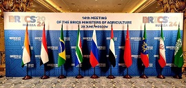 1403/4/10آغاز به کار چهاردهمین نشست وزرای کشاورزی عضوبریکس